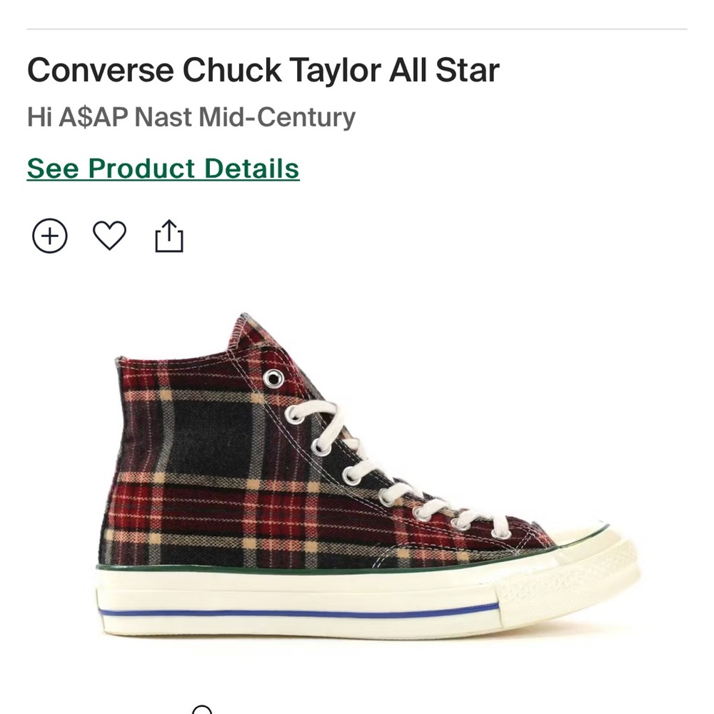 Converse Chuck Taylor All Star
Hi A$AP Nast Mid-Century Sneakers